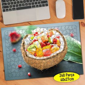 63803670 Çiçekler ve Orman Meyveleri 240 Parça Puzzle Yapboz