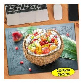 63803670 Çiçekler ve Orman Meyveleri 240 Parça Puzzle Yapboz