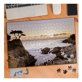 639 Kayalık Kenarından Deniz 240 Parça Puzzle Yapboz Tablo