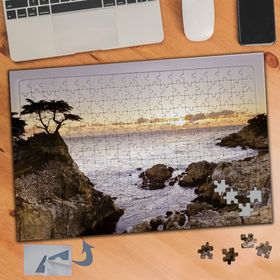 639 Kayalık Kenarından Deniz 240 Parça Puzzle Yapboz Tablo