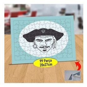 6431 Karizmatik Korsan Şapkalı Adam 99 Parça Puzzle Yapboz Tablo