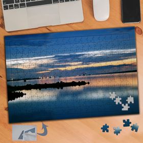 645 Gün Doğumu Deniz Yansıması 240 Parça Puzzle Yapboz Tablo