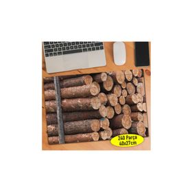 64646813 Ormanda Odun Kütük İstifi 240 Parça Puzzle Yapboz