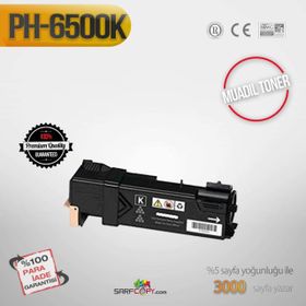 6500-106R01604 Xerox Siyah Muadil Toner
