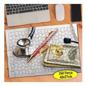 65182 Sağlık Sektörü Dolar ve Steteskop 240 Parça Puzzle Yapboz