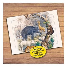 65231 Amazon Ormanı Hayvanları Çocuklara Özel Puzzle Yapboz Tablo