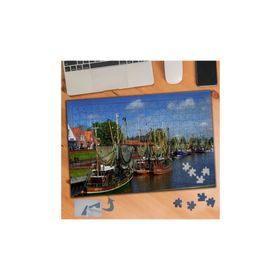 659 Çöldeki Akan Sular Taşlar 240 Parça Puzzle Yapboz Tablo