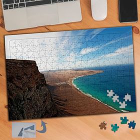 662 Dağ Kumsal Ve Deniz 240 Parça Puzzle Yapboz Tablo