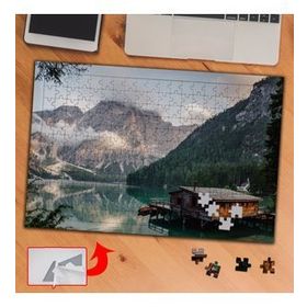 66244 Dağın Ortasında Ahşap Ev 240 Parça Puzzle Yapboz Tablo