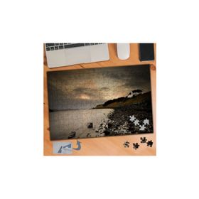 664 Kapalı Gökyüzü Deniz Kıyısı 240 Parça Puzzle Yapboz Tablo