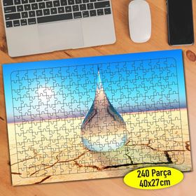 66492730 Kurumuş Toprak ve Su Damlası 240 Parça Puzzle Yapboz