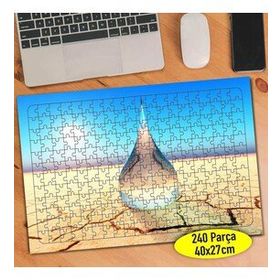66492730 Kurumuş Toprak ve Su Damlası 240 Parça Puzzle Yapboz