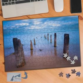 665 Deniz İçinde Tahtalar 240 Parça Puzzle Yapboz Tablo