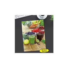 66735186 Meyveli Smoothie Kokteyl 240 Parça Puzzle Yapboz