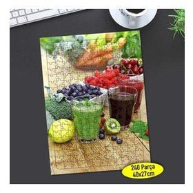 66735186 Meyveli Smoothie Kokteyl 240 Parça Puzzle Yapboz