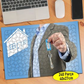 66745412 Emlakçılık Sektörü İş Dünyası 240 Parça Puzzle Yapboz