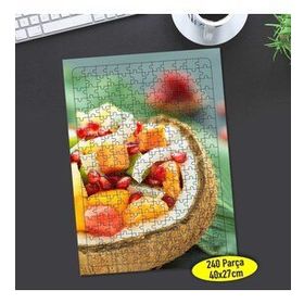 66888646 Hindistan Cevizi Meyve Tabağı 240 Parça Puzzle Yapboz