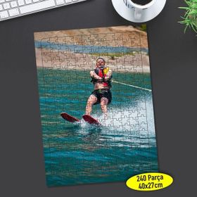 66993121 Sörf Yapan Adam Sporcu 240 Parça Puzzle Yapboz