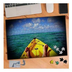 670 Deniz Üstünde Sandal 240 Parça Puzzle Yapboz Tablo