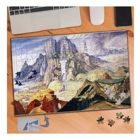 671 Vadi Çizim İllüstrasyon 240 Parça Puzzle Yapboz Tablo
