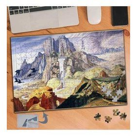 671 Vadi Çizim İllüstrasyon 240 Parça Puzzle Yapboz Tablo
