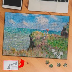 673 Cliff Yürüyüş Monet 240 Parça Puzzle Yapboz Tablo
