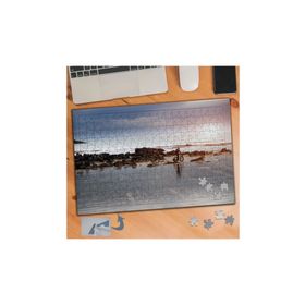 673 Deniz Kenarında Bisiklet Sürme 240 Parça Puzzle Yapboz Tablo