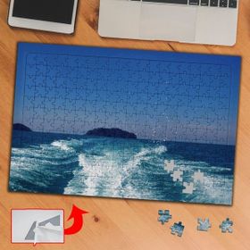 67860 Denizde Geride Kalan Dalga 240 Parça Puzzle Yapboz Tablo