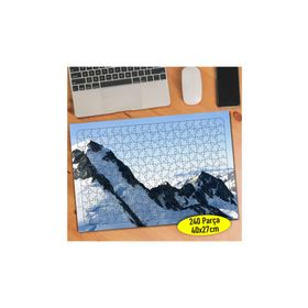 67899322 Karlı Dağlar Doğa Manzarası 240 Parça Puzzle Yapboz