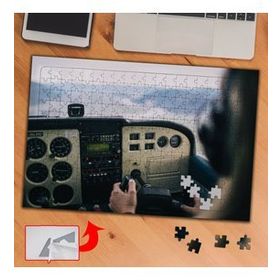 680876 Uçak İçinde Pilot Uçuş 240 Parça Puzzle Yapboz Tablo