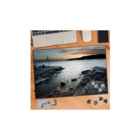683 Kayalıklar Deniz ve Gökyüzü 240 Parça Puzzle Yapboz Tablo