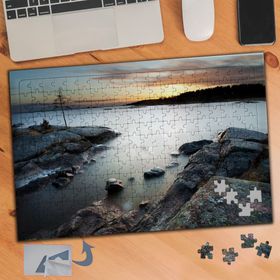 683 Kayalıklar Deniz ve Gökyüzü 240 Parça Puzzle Yapboz Tablo