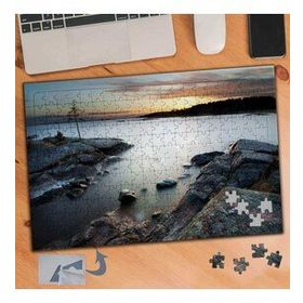 683 Kayalıklar Deniz ve Gökyüzü 240 Parça Puzzle Yapboz Tablo
