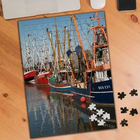 686729 Limandaki Gemiler 240 Parça Puzzle Yapboz