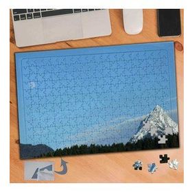 687 Mavi Gökyüzü Altında Dağ 240 Parça Puzzle Yapboz Tablo