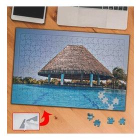 689 Havuz Gölge Klübe 240 Parça Puzzle Yapboz Tablo