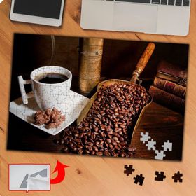 69 Kahve Saati Kahve Çekirdekleri 240 Parça Puzzle Yapboz Tablo