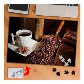 69 Kahve Saati Kahve Çekirdekleri 240 Parça Puzzle Yapboz Tablo
