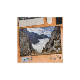 692 Sisli Sıra Dağlar Manzara 240 Parça Puzzle Yapboz Tablo