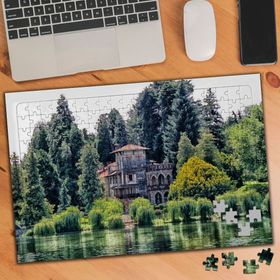 6921 italya Sesto Calende Villa 240 Parça Puzzle Yapboz