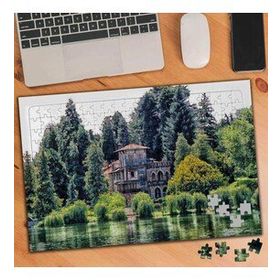 6921 italya Sesto Calende Villa 240 Parça Puzzle Yapboz