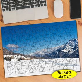 69364957 Naturel Karlı Dağ Manzarası Doğa 240 Parça Puzzle Yapboz