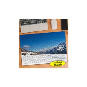 69364957 Naturel Karlı Dağ Manzarası Doğa 240 Parça Puzzle Yapboz
