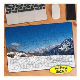 69364957 Naturel Karlı Dağ Manzarası Doğa 240 Parça Puzzle Yapboz