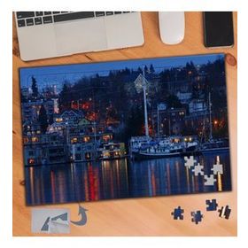 695 Akşam Karanlığında Tekneler 240 Parça Puzzle Yapboz Tablo