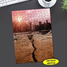 69611226 Gün Batımı Yarılan Yeryüzü 240 Parça Puzzle Yapboz
