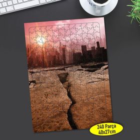69611226 Gün Batımı Yarılan Yeryüzü 240 Parça Puzzle Yapboz