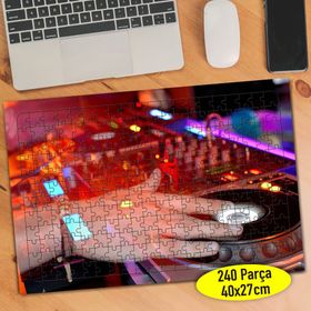 69816895 Dj Elleri Turntable Müzik 240 Parça Puzzle Yapboz