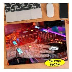 69816895 Dj Elleri Turntable Müzik 240 Parça Puzzle Yapboz