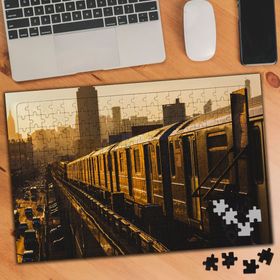 69824143 Gün Batımı Metro Vagonları 240 Parça Puzzle Yapboz